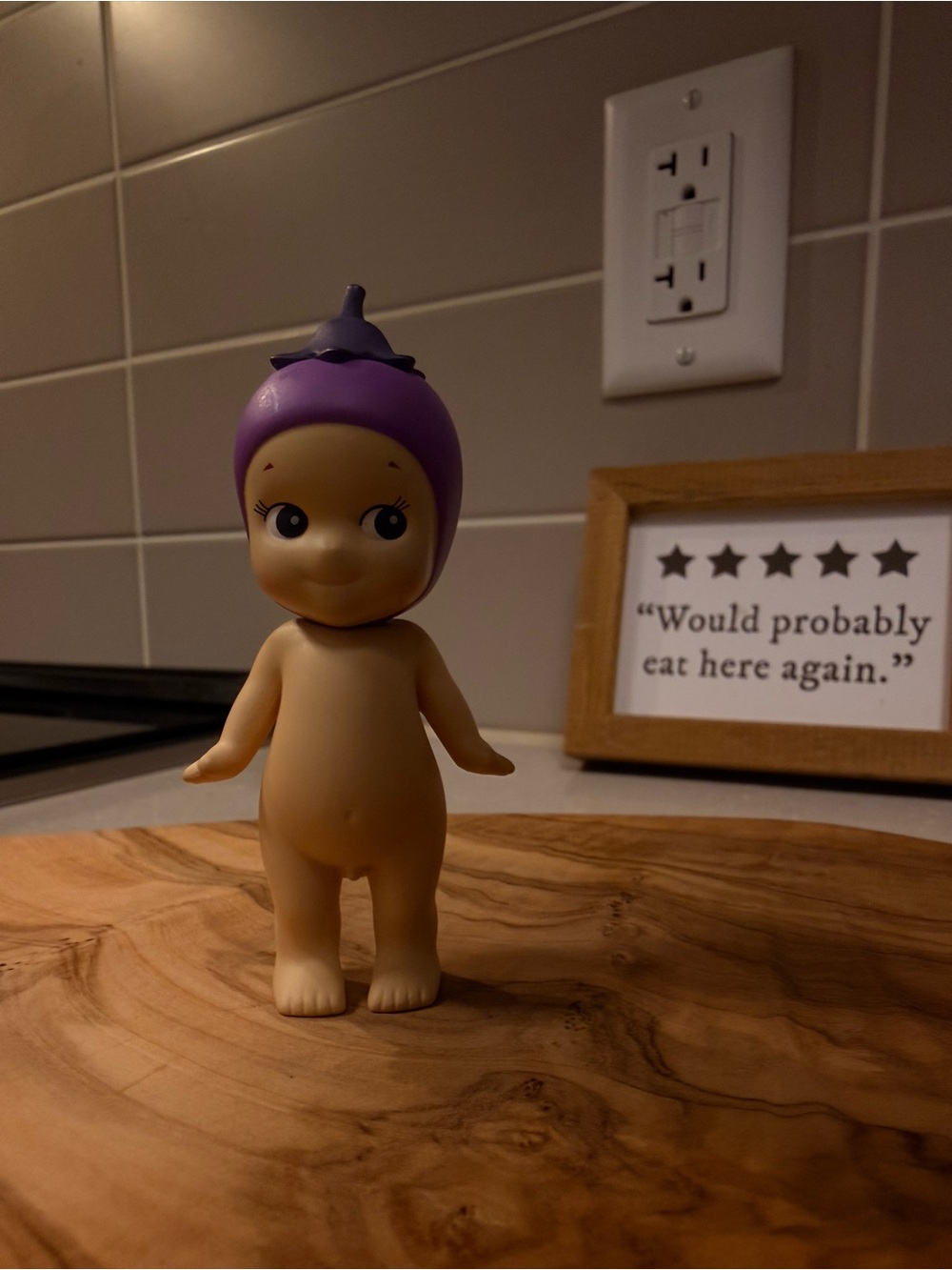 Authentic Sonny Angel Eggplant